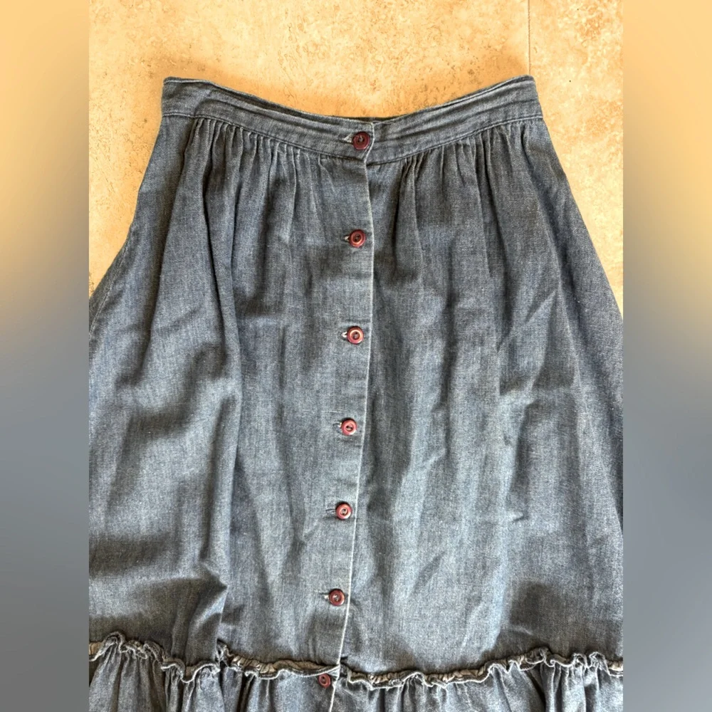 Vintage Candi California Denim Skirt - Picture 2 of 3